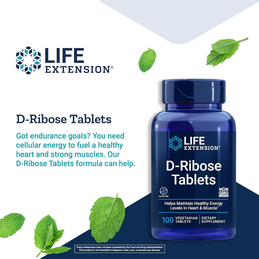D-Ribose Tablets - 100 Tablets D42955