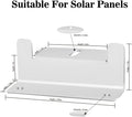 Solar Panel Mounting Brackets with Nuts and Bolts, Aluminum, Set of 4 S8831
