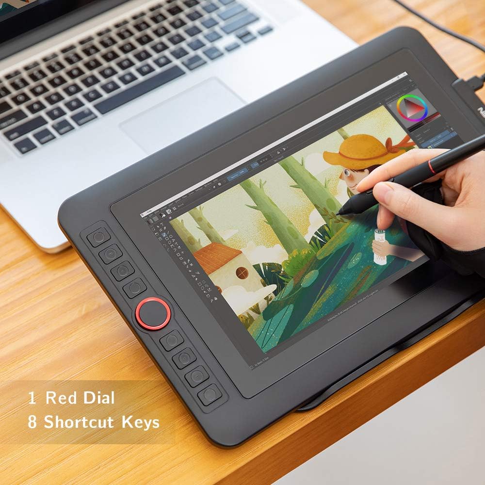 Artist12 Pro Drawing Monitor Battery-Free Stylus Drawing Display Tilt Supported W7152