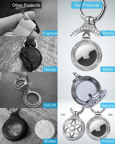 25in Adjustable Alloy Airtag Necklace J508606