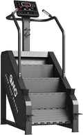 Blue Stair Stepper Exercise Machine with LED Screen, 15 Resistance Levels W8182