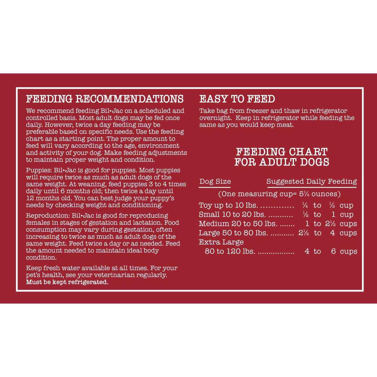 Frozen Dog Food H5974