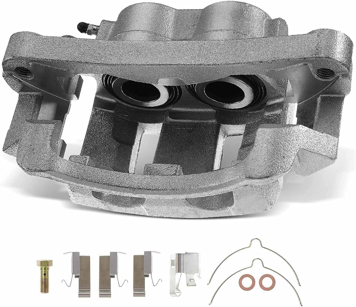 Disc Brake Caliper Assembly with Bracket 2-PC Set X767540