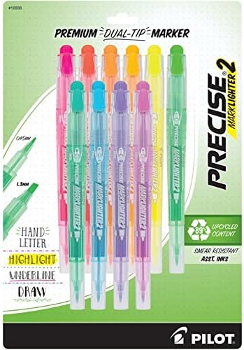 36 Count Dual Tip Highlighters Assorted Colors G80352