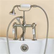 Tub Rim Mounted Faucet with Hand Held Shower Q914494